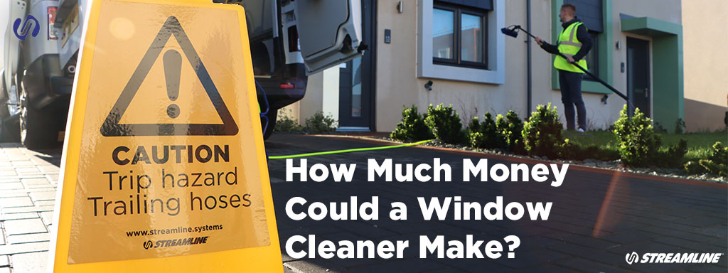 Cleaning Windows with a large amount of kit