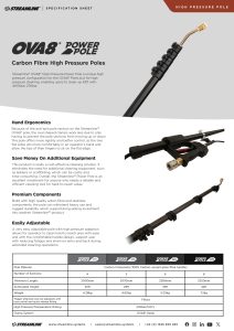 Streamline® OVA8® Power Pole - Specification Sheet