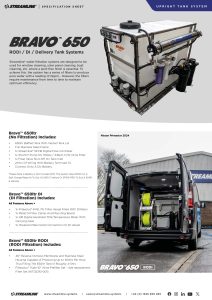 Streamline® Bravo™650 Specification Sheet