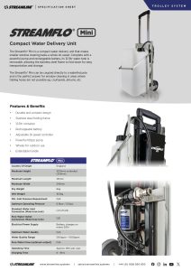 Streamflo® Mini Specification Sheet