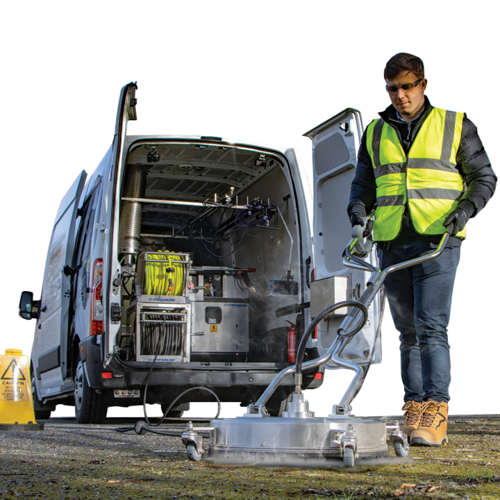 Hot Pressure Washing Van Streamline Systems