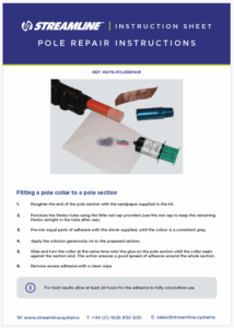 STREAMLINE® Pole repair instructions