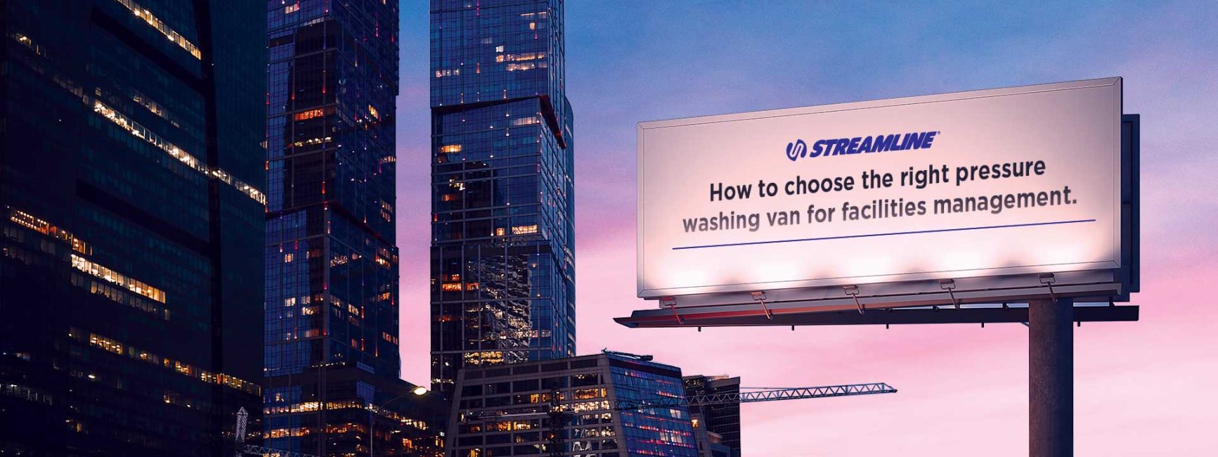 the right pressure washing van