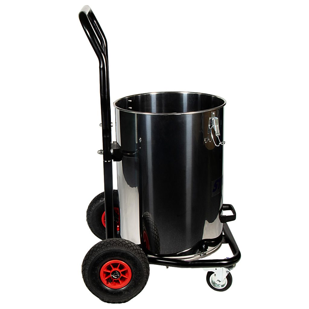 streamvac S7 vacuum side view without the lid