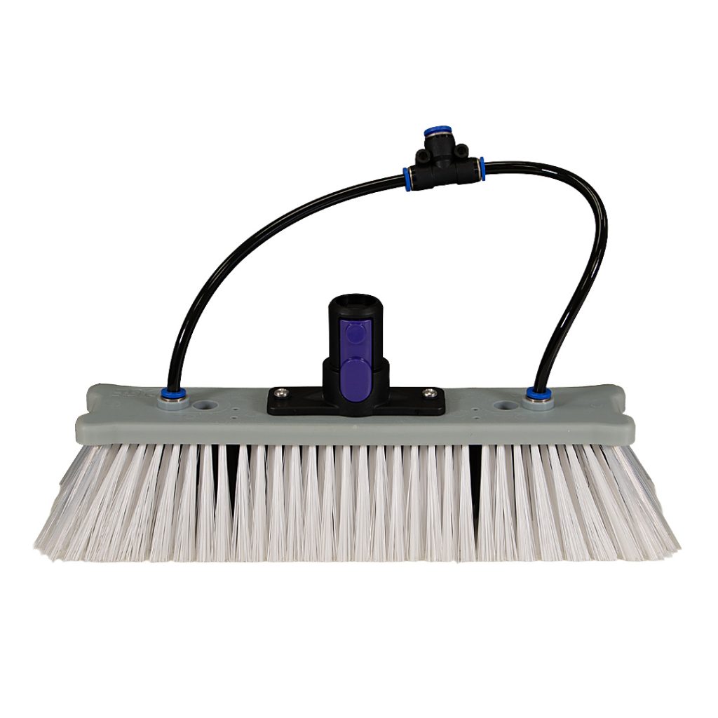 10 inch (260mm) Streamline® Edge™ Elite Synthetic Monotec Bristle Brush, Dual Trim, with 90deg Socket