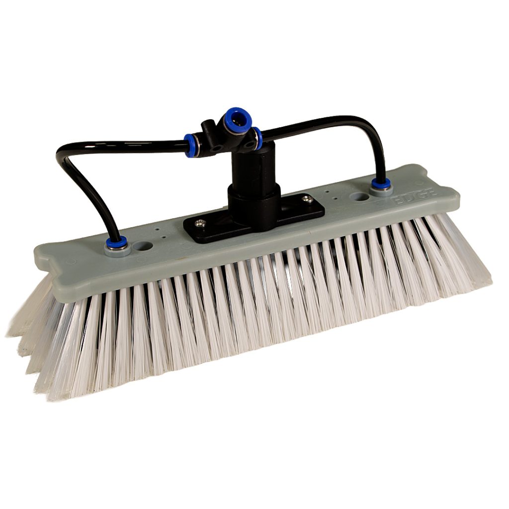 10 inch (260mm) Streamline® Edge™ Elite Synthetic Monotec Bristle Brush, Dual Trim, with 90deg Socket