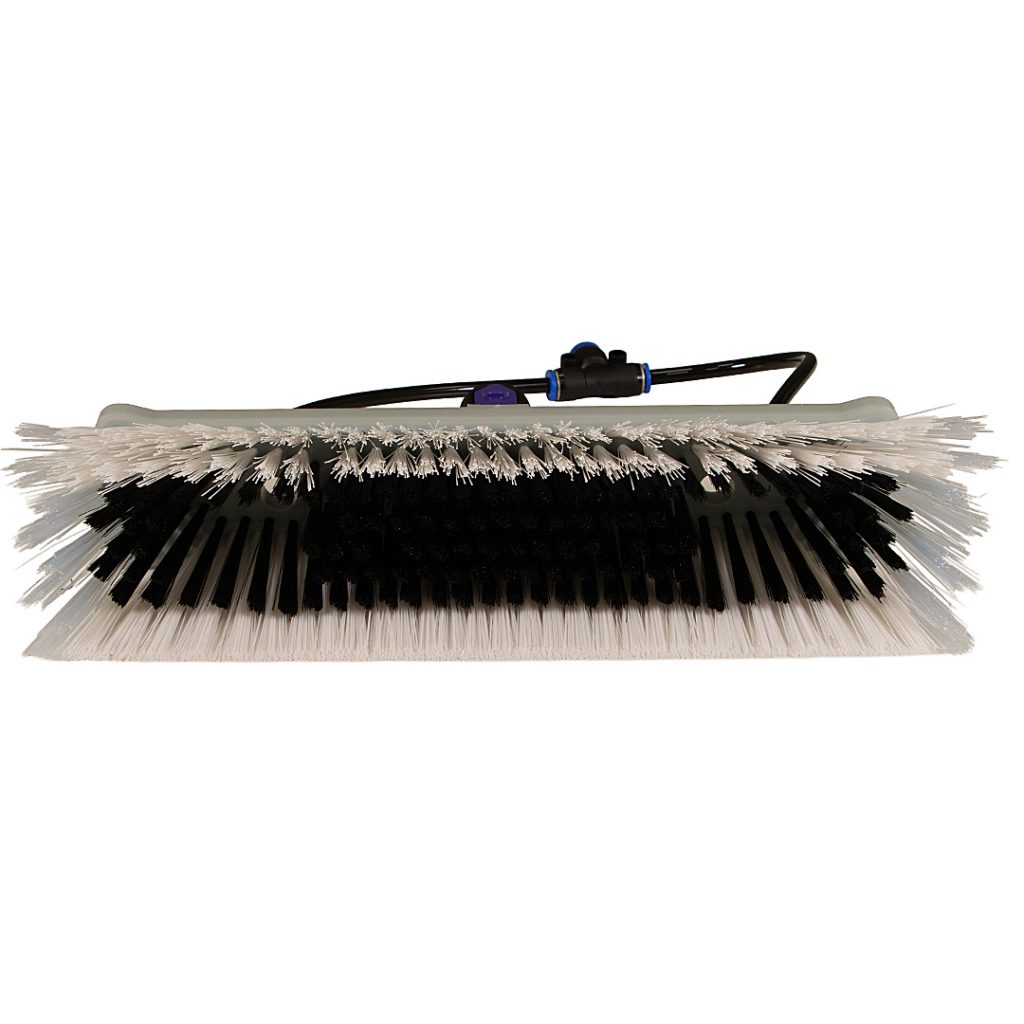 10 inch (260mm) Streamline® Edge™ Elite Synthetic Monotec Bristle Brush, Dual Trim, with 90deg Socket