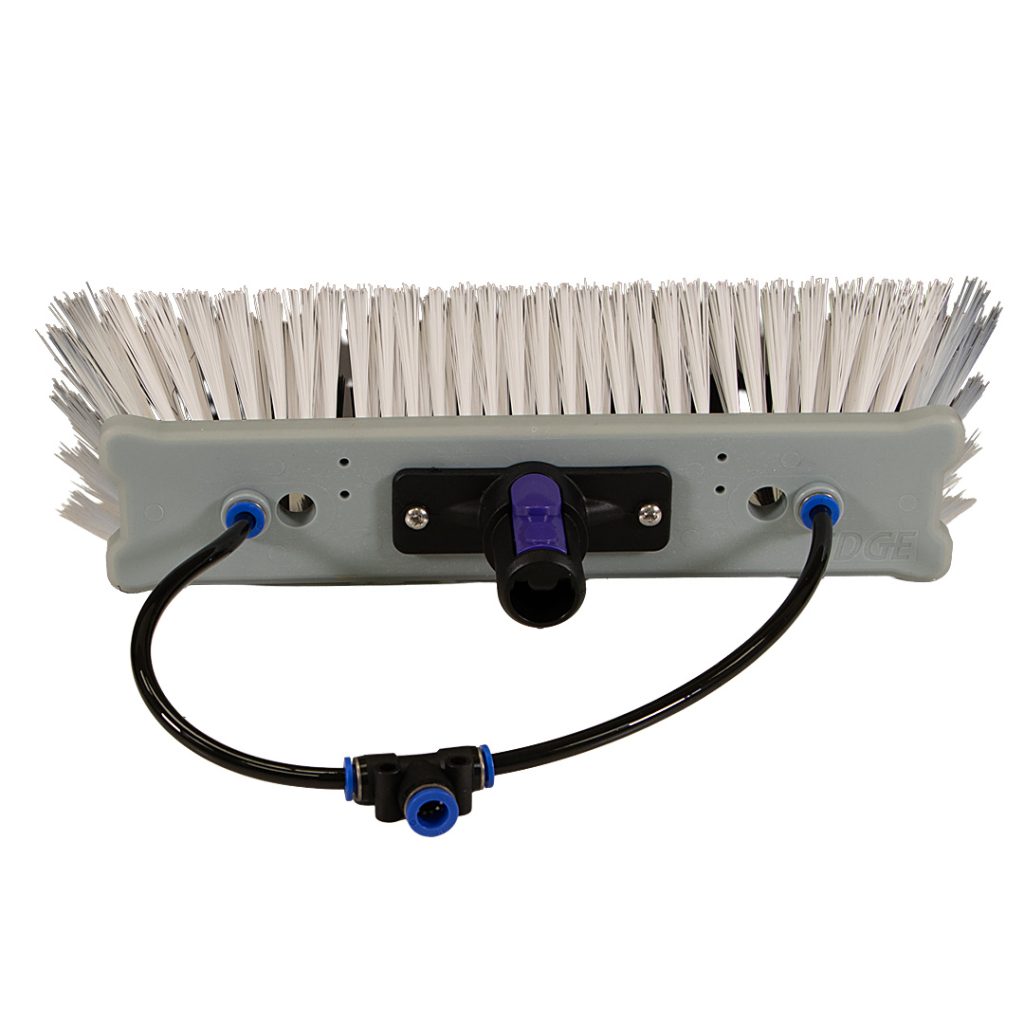 10 inch (260mm) Streamline® Edge™ Elite Synthetic Monotec Bristle Brush, Dual Trim, with 90deg Socket
