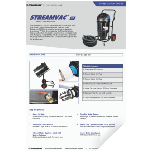 Streamvac S7 Specification Sheet